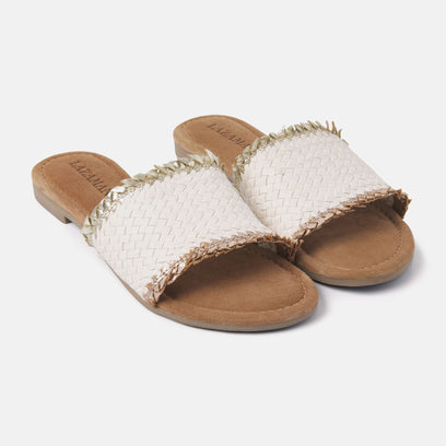 Dames Slippers 33.486 Off-White