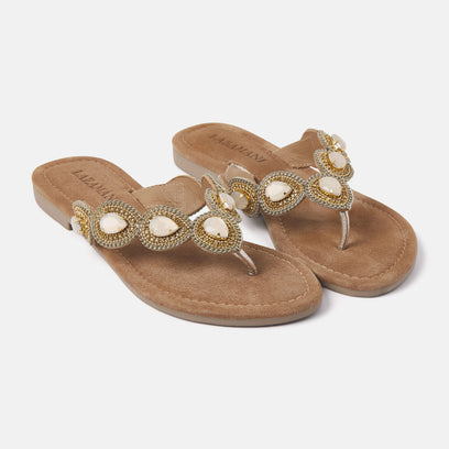 Dames Slippers 33.515 Gold