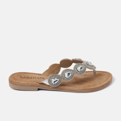 Dames Slippers 33.515 Silver