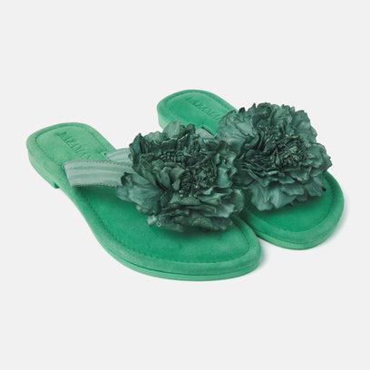 Dames Slippers 33.517 Green