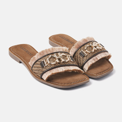 Dames Slippers 75.362 Brown