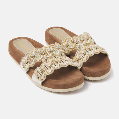 Dames Slippers 75.391 Beige