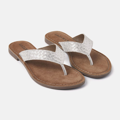 Dames Slippers 75.806 Silver