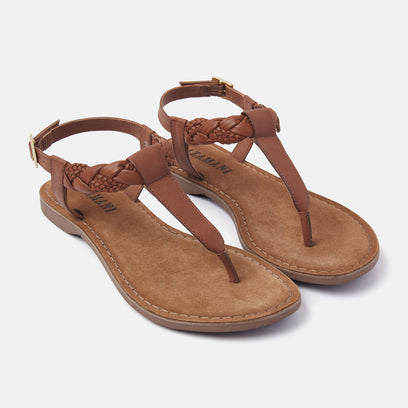 Dames Sandalen 75.834 Cognac