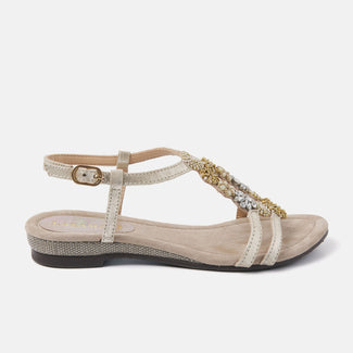 Sandalen met blokhak